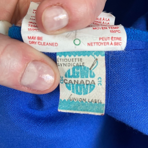 Vintage Clasile Blue Blazer - Picture 5 of 14